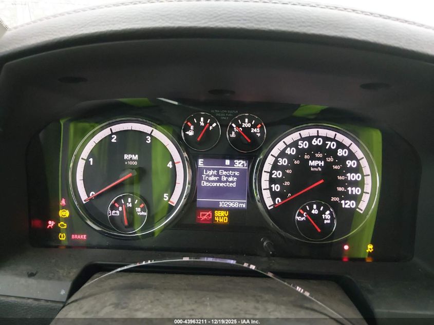 2012 Ram 2500 Laramie VIN: 3C6UD5FL8CG327029 Lot: 43963211