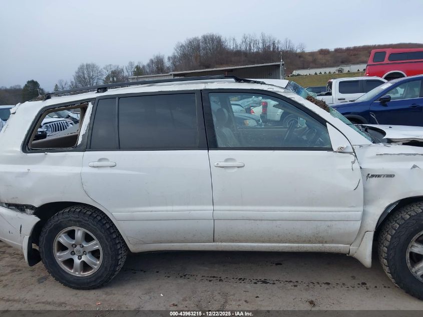 2003 Toyota Highlander Limited V6 VIN: JTEHF21A430148494 Lot: 43963215