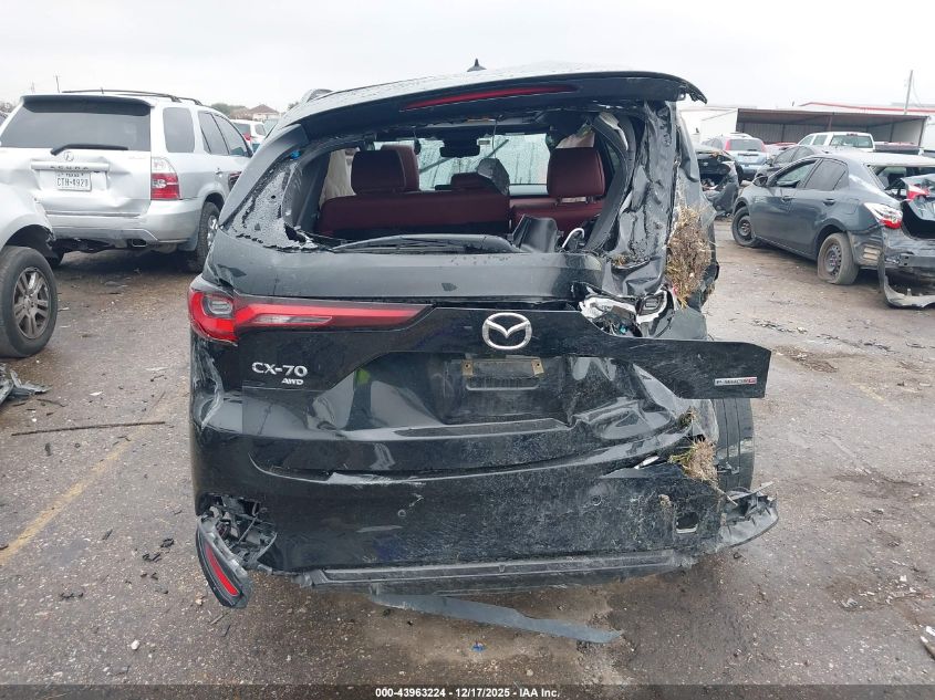2025 Mazda Cx-70 3.3 Turbo S Premium VIN: JM3KJDHC0S1111082 Lot: 43963224