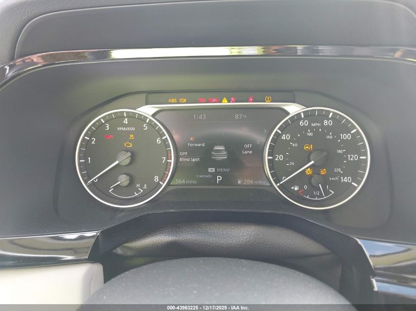 2025 Nissan Pathfinder Sl Fwd VIN: 5N1DR3CB6SC214204 Lot: 43963225