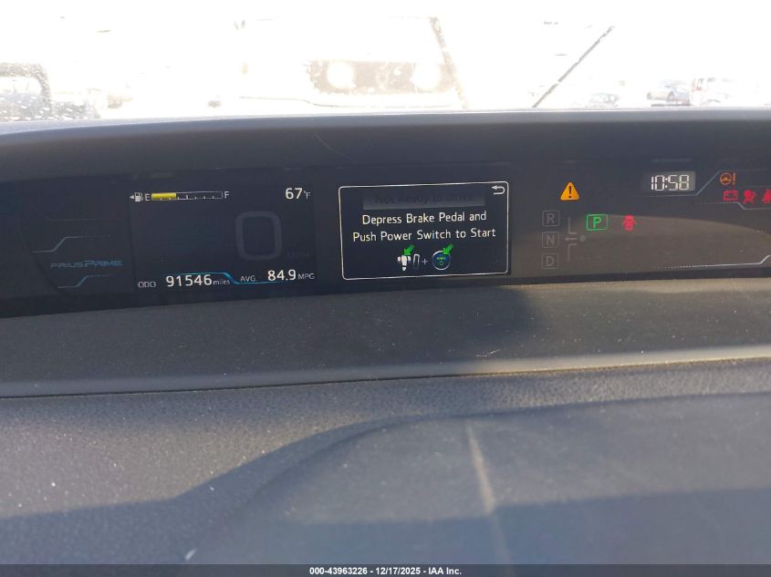2019 Toyota Prius Prime Premium VIN: JTDKARFPXK3108481 Lot: 43963226