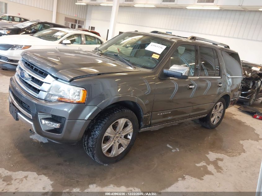 2016 Ford Expedition Platinum VIN: 1FMJU1MT4GEF51799 Lot: 43963236