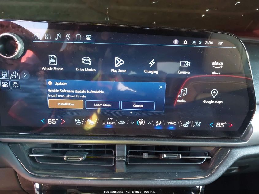 2024 Chevrolet Equinox Ev Rs VIN: 3GN7DRRR5RS251117 Lot: 43963240