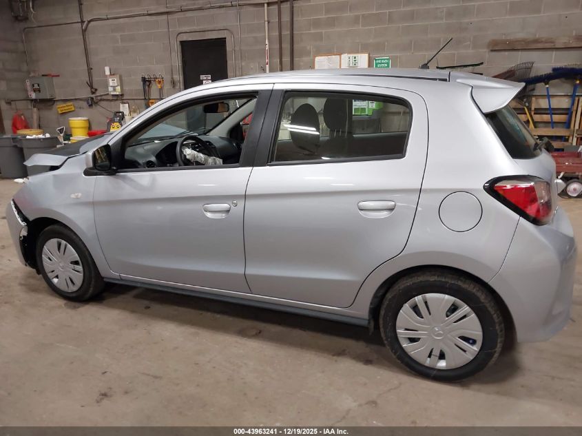 2024 Mitsubishi Mirage Es/Le VIN: ML32AUHJ1RH021340 Lot: 43963241