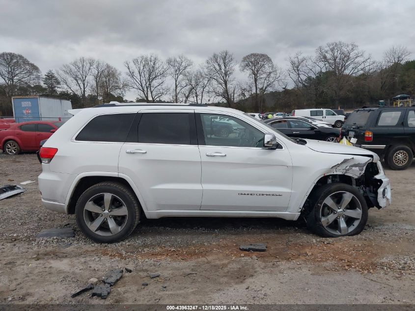 2016 Jeep Grand Cherokee Overland VIN: 1C4RJECG2GC321220 Lot: 43963247