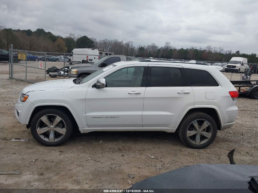 2016 Jeep Grand Cherokee Overland VIN: 1C4RJECG2GC321220 Lot: 43963247