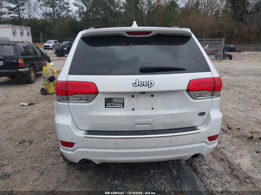 2016 Jeep Grand Cherokee Overland VIN: 1C4RJECG2GC321220 Lot: 43963247