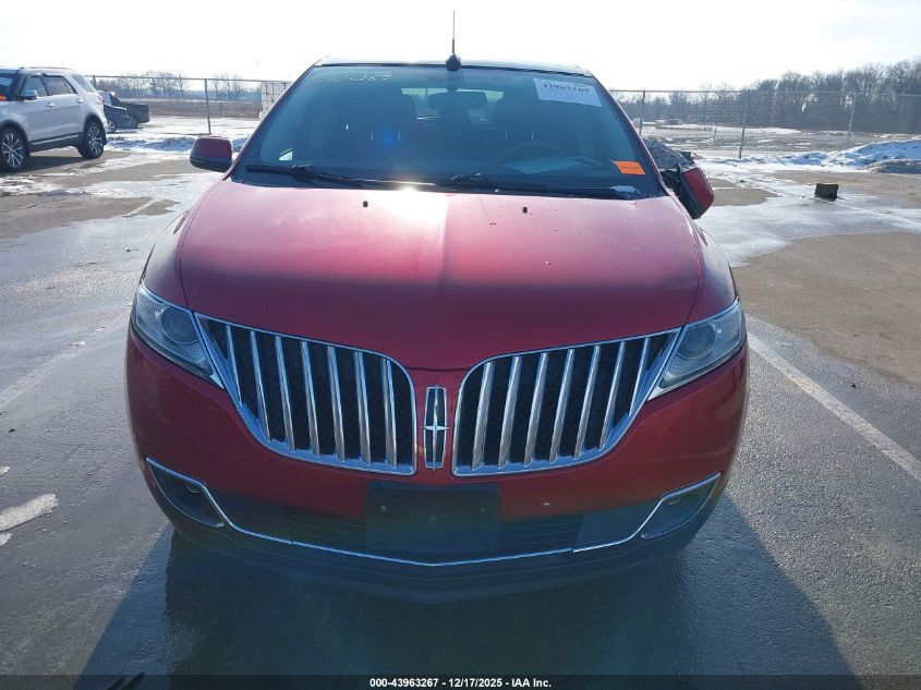 2012 Lincoln Mkx VIN: 2LMDJ8JK0CBL17390 Lot: 43963267