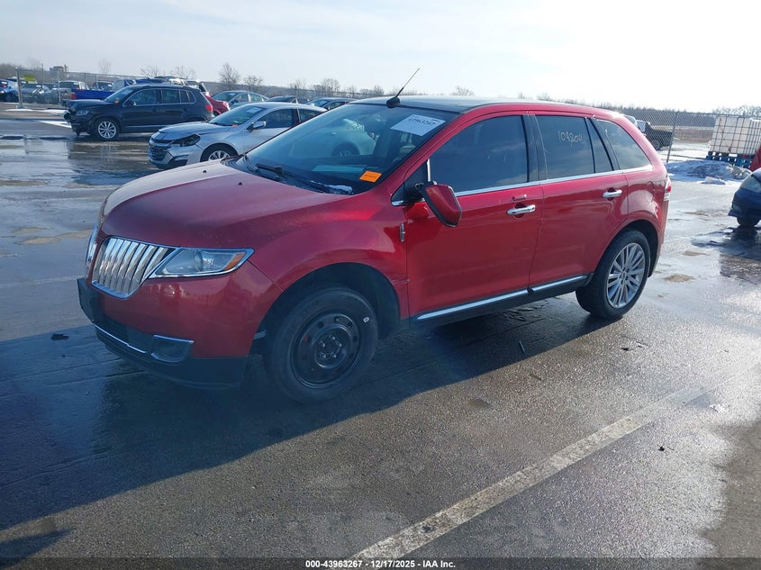 Vin: 2lmdj8jk0cbl17390, lot: 44458925, lincoln mkx 20122