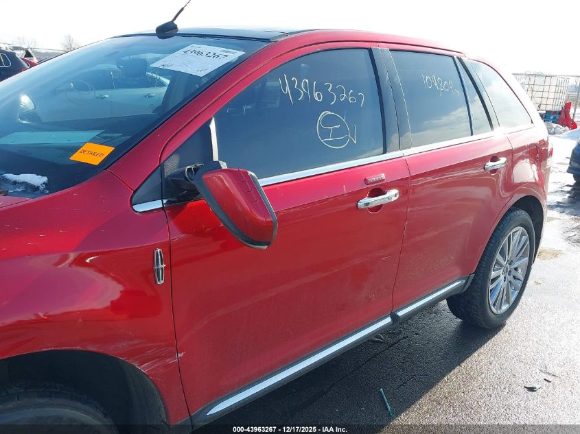 2012 Lincoln Mkx VIN: 2LMDJ8JK0CBL17390 Lot: 43963267