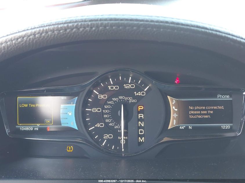 2012 Lincoln Mkx VIN: 2LMDJ8JK0CBL17390 Lot: 43963267