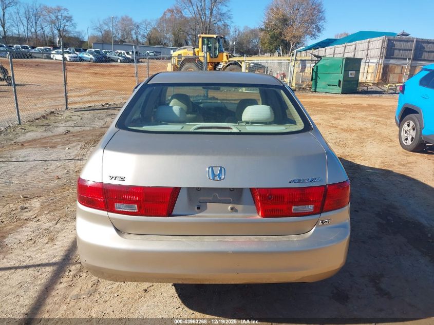 2005 Honda Accord 3.0 Lx VIN: 1HGCM66365A031035 Lot: 43963268