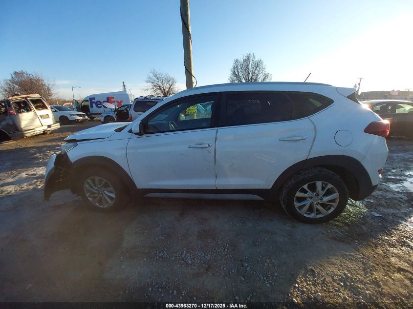 2017 Hyundai Tucson Se VIN: KM8J33A42HU554607 Lot: 43963270