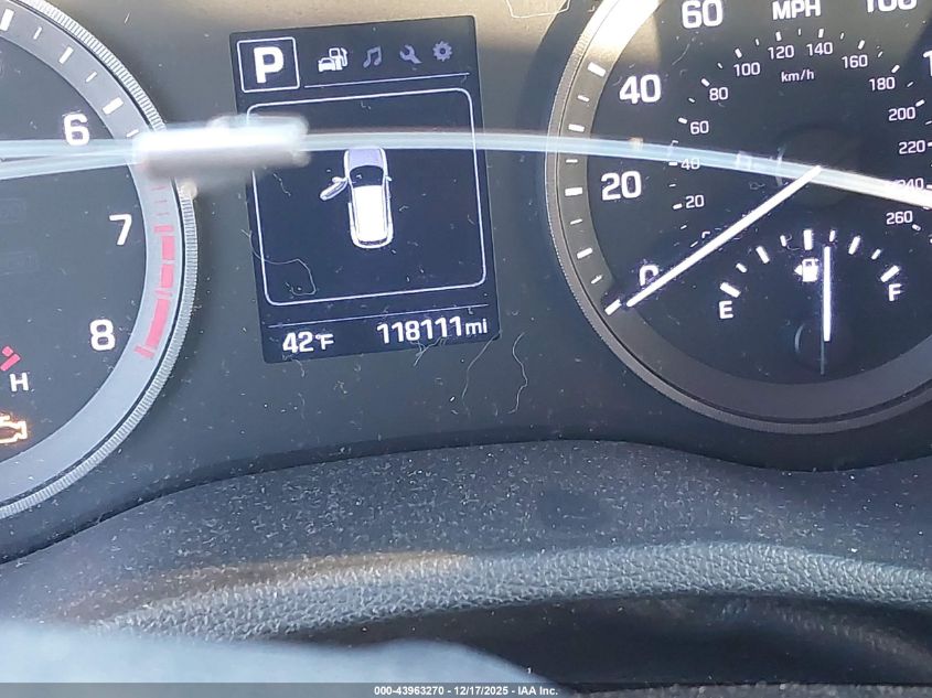 2017 Hyundai Tucson Se VIN: KM8J33A42HU554607 Lot: 43963270