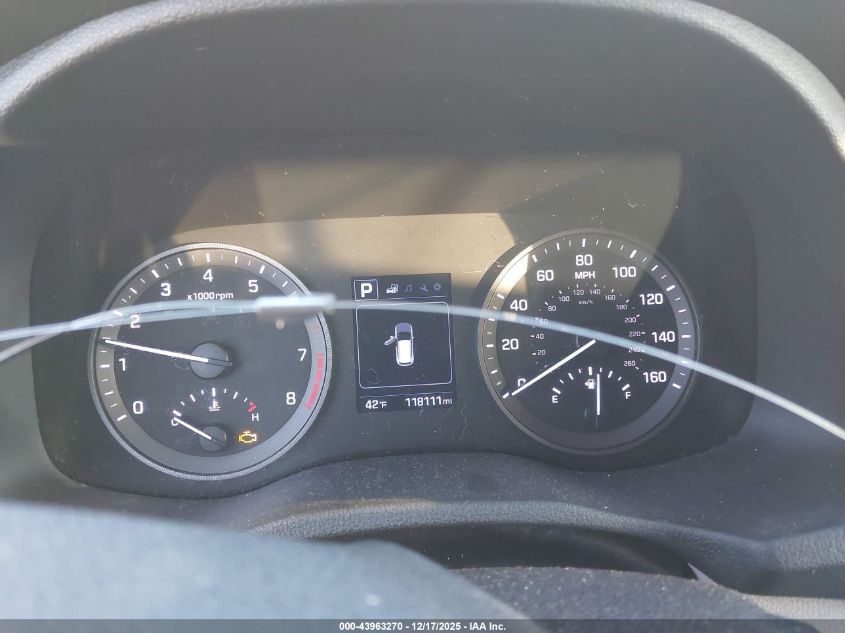 2017 Hyundai Tucson Se VIN: KM8J33A42HU554607 Lot: 43963270