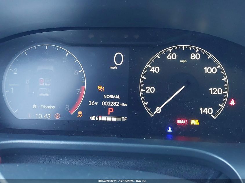 2026 Honda Hr-V Awd Ex-L VIN: 3CZRZ2H70TM713566 Lot: 43963271