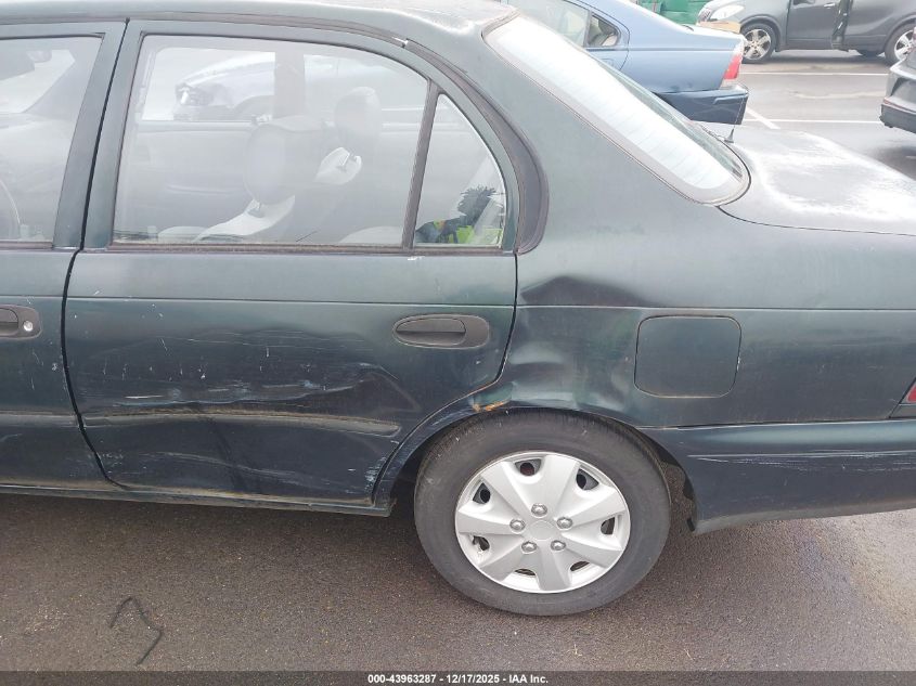 1997 Toyota Corolla Std VIN: 1NXBA02E9VZ555362 Lot: 43963287