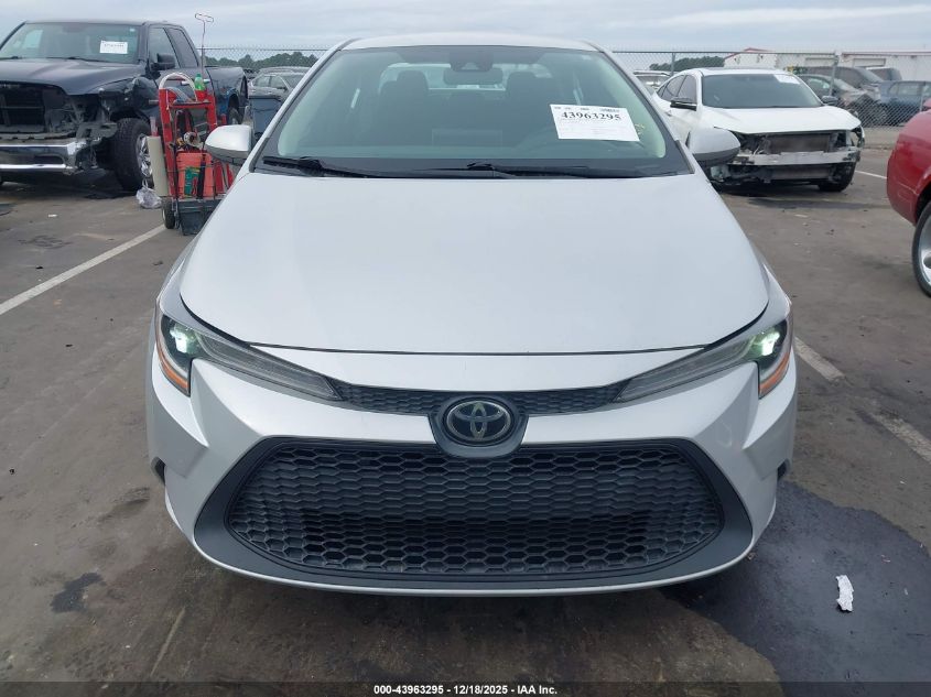 2021 Toyota Corolla Le VIN: 5YFEPMAE8MP170346 Lot: 43963295