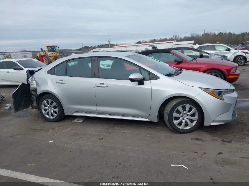 2021 Toyota Corolla Le VIN: 5YFEPMAE8MP170346 Lot: 43963295
