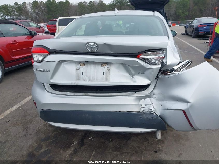 2021 Toyota Corolla Le VIN: 5YFEPMAE8MP170346 Lot: 43963295