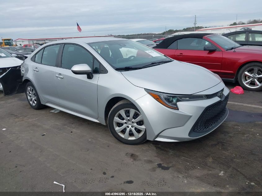 2021 Toyota Corolla Le VIN: 5YFEPMAE8MP170346 Lot: 43963295