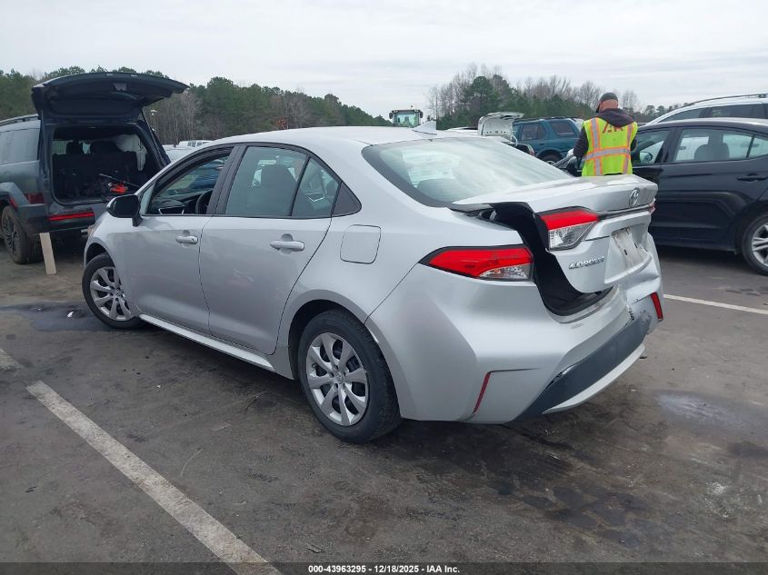 2021 Toyota Corolla Le VIN: 5YFEPMAE8MP170346 Lot: 43963295