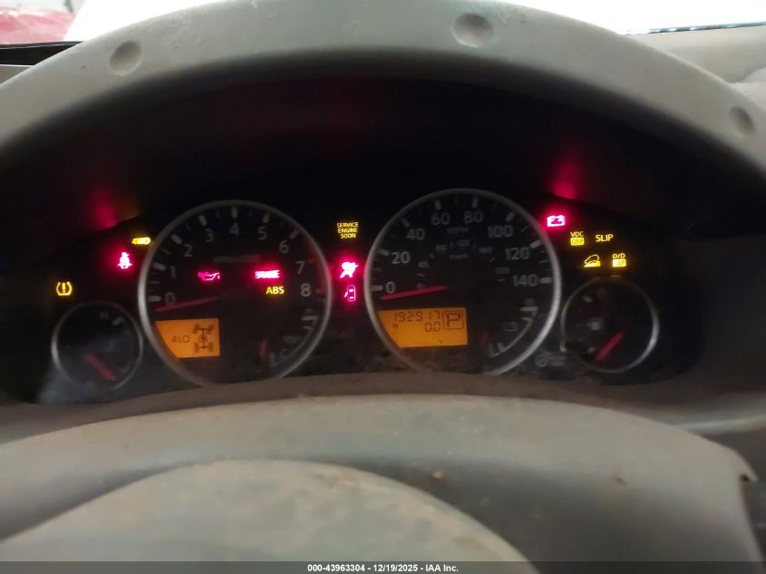 2010 Nissan Frontier Le VIN: 1N6AD0FV8AC430304 Lot: 43963304