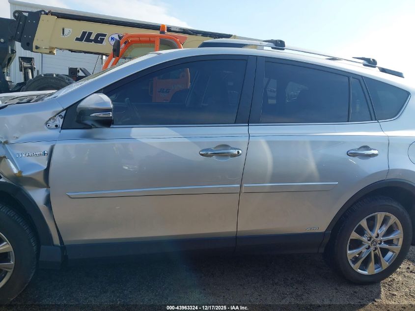 2016 Toyota Rav4 Hybrid Limited VIN: JTMDJREV8GD045875 Lot: 43963324