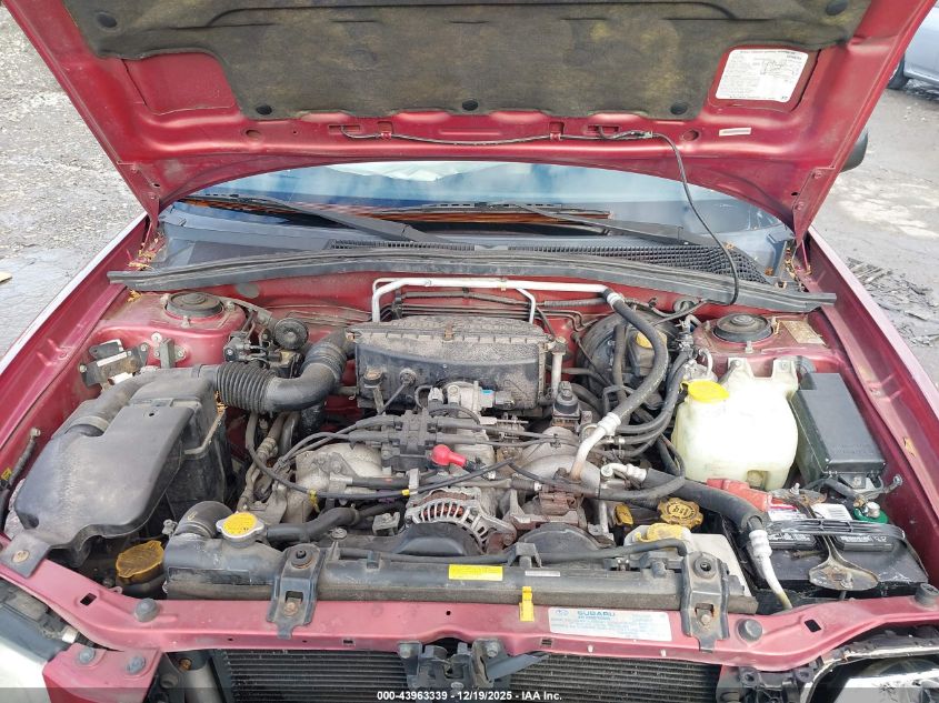 2004 Subaru Forester 2.5Xs VIN: JF1SG65684H743796 Lot: 43963339