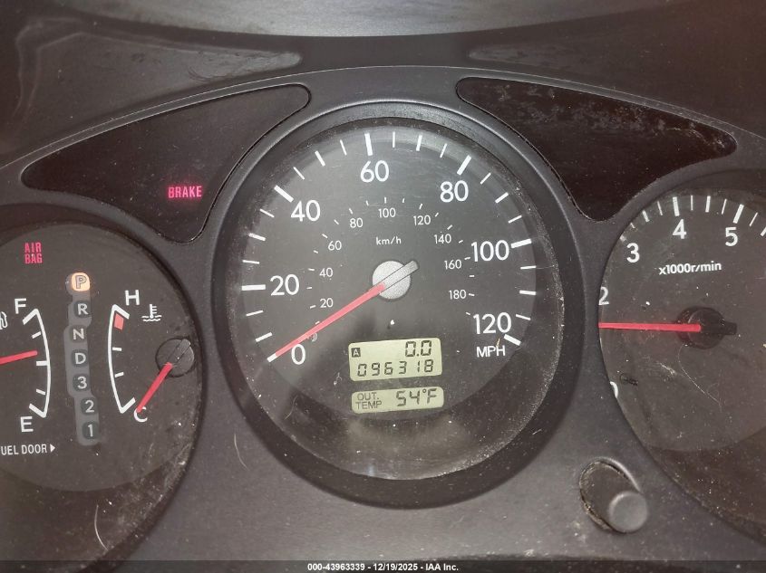 2004 Subaru Forester 2.5Xs VIN: JF1SG65684H743796 Lot: 43963339