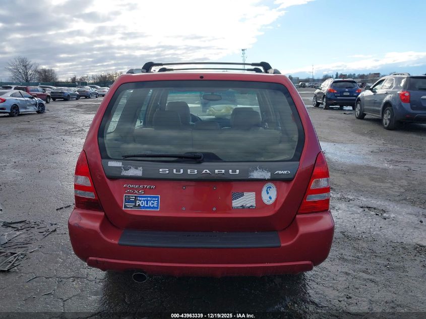 2004 Subaru Forester 2.5Xs VIN: JF1SG65684H743796 Lot: 43963339