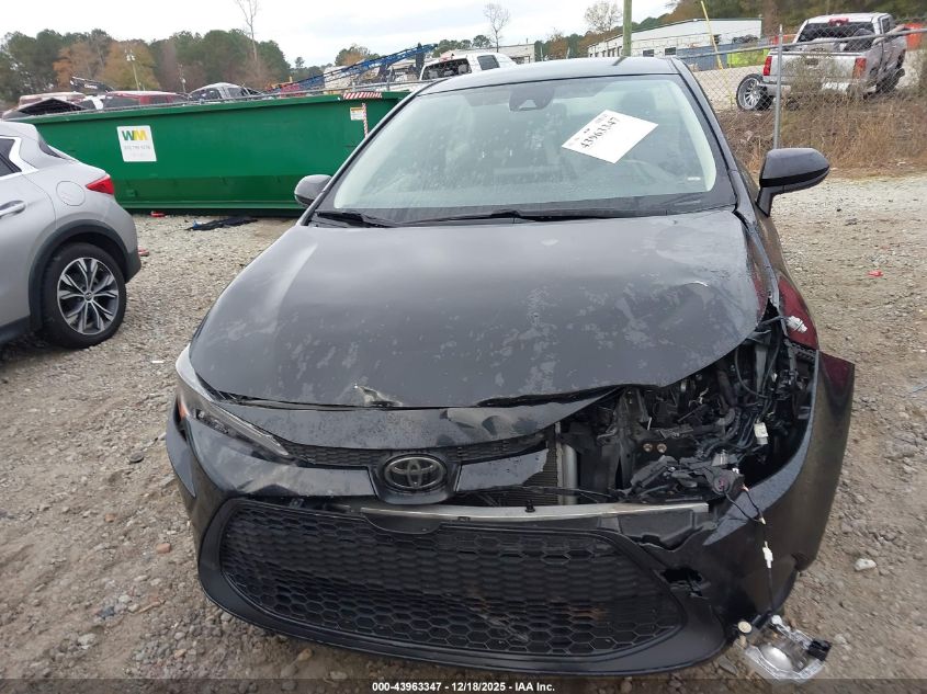 2020 Toyota Corolla Le VIN: JTDEPRAE1LJ022314 Lot: 43963347