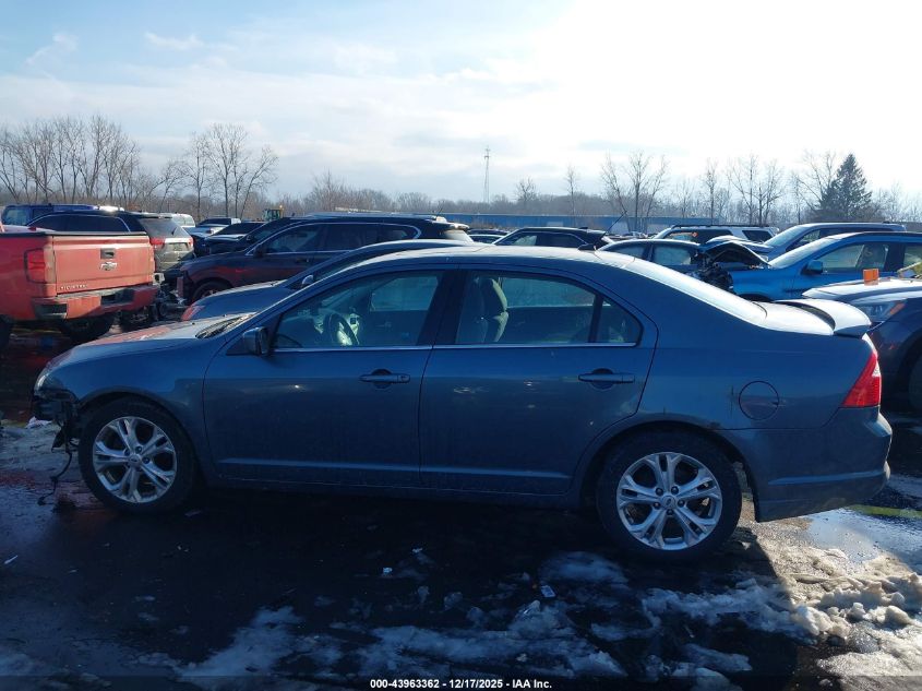 2012 Ford Fusion Se VIN: 3FAHP0HA6CR392052 Lot: 43963362