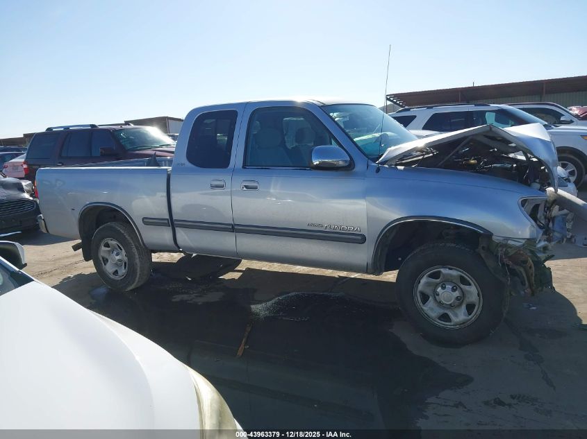 2000 Toyota Tundra Sr5 V8 VIN: 5TBRT341XYS084090 Lot: 43963379