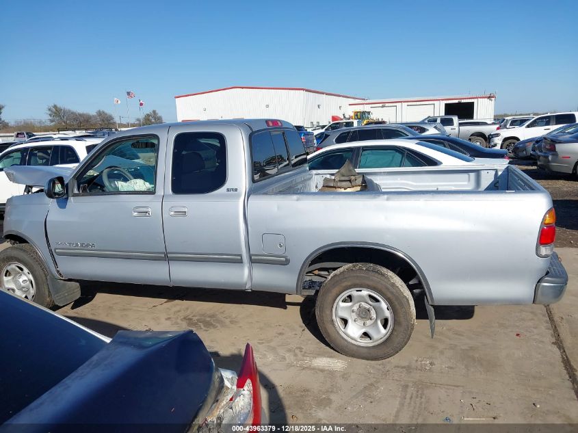 2000 Toyota Tundra Sr5 V8 VIN: 5TBRT341XYS084090 Lot: 43963379