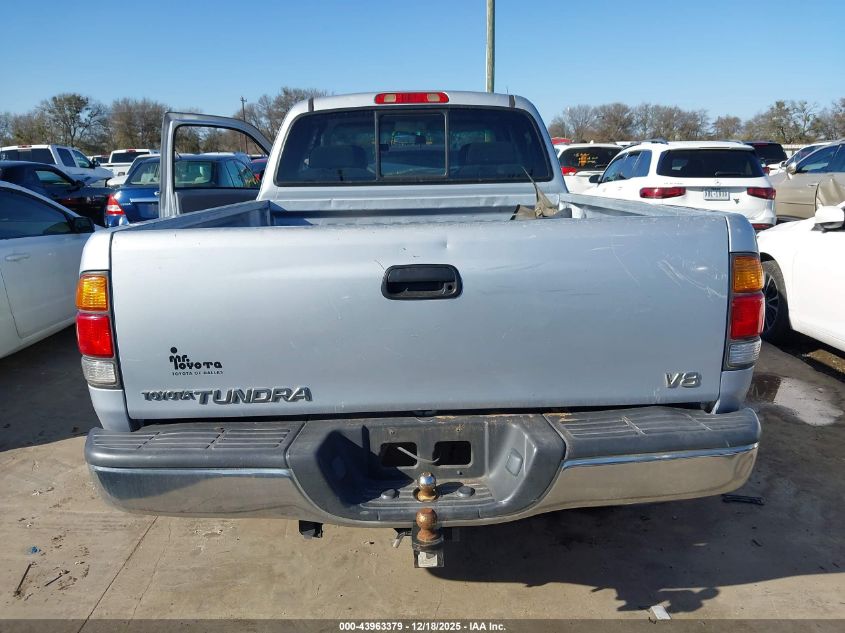 2000 Toyota Tundra Sr5 V8 VIN: 5TBRT341XYS084090 Lot: 43963379