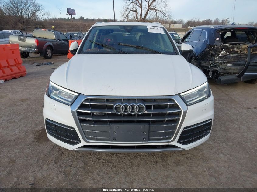 2018 Audi Q5 2.0T Premium VIN: WA1ANAFY1J2015454 Lot: 43963393