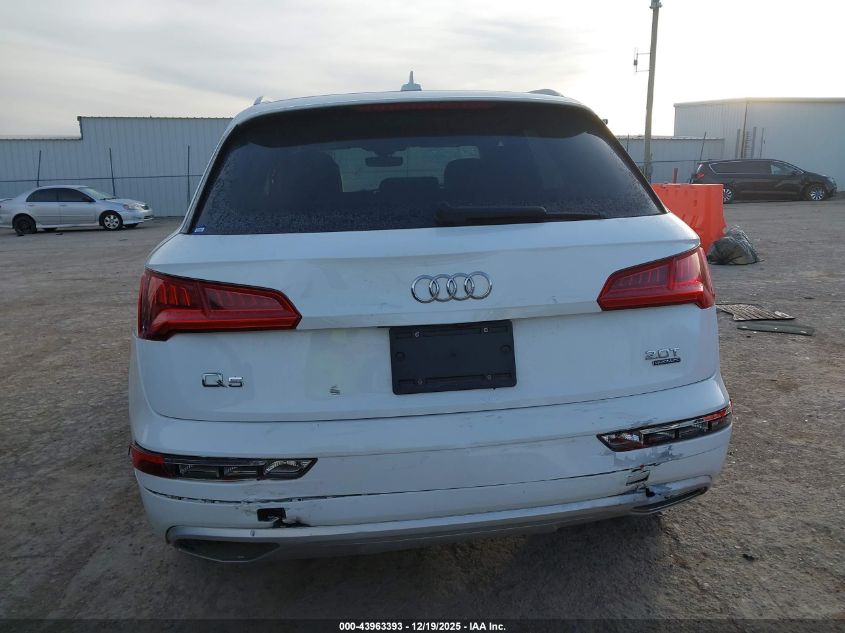 2018 Audi Q5 2.0T Premium VIN: WA1ANAFY1J2015454 Lot: 43963393