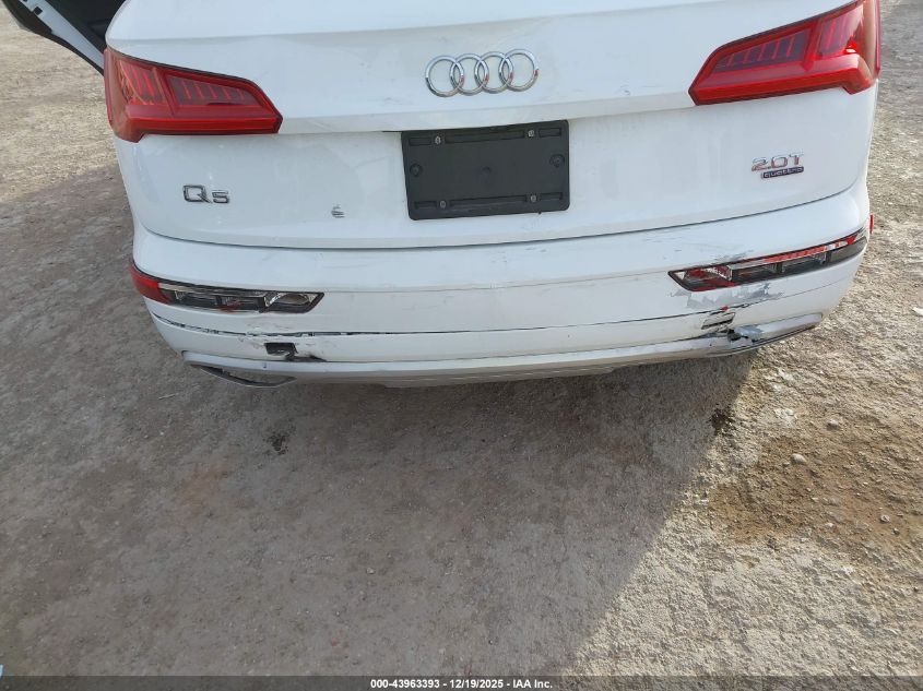 2018 Audi Q5 2.0T Premium VIN: WA1ANAFY1J2015454 Lot: 43963393