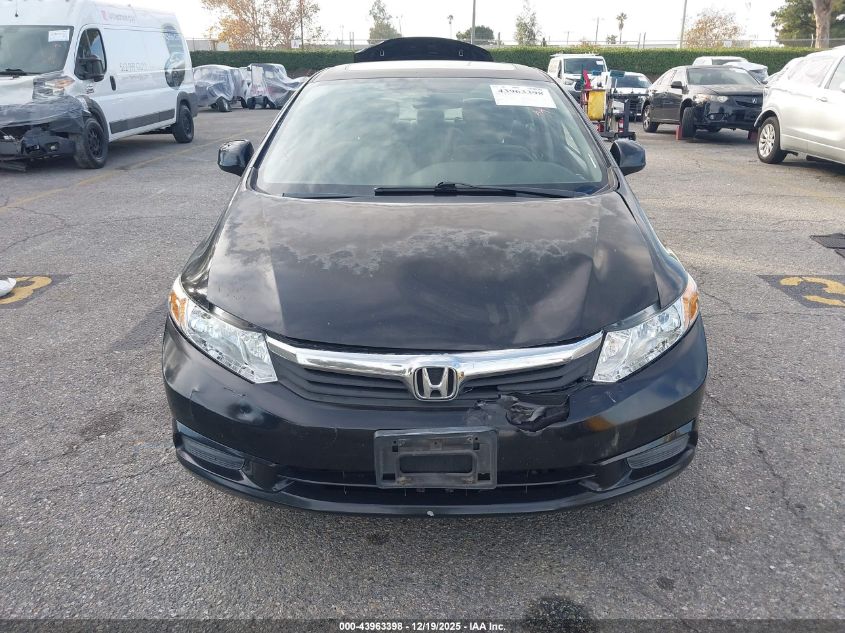 2012 Honda Civic Ex VIN: JHMFB2F84CS003925 Lot: 43963398