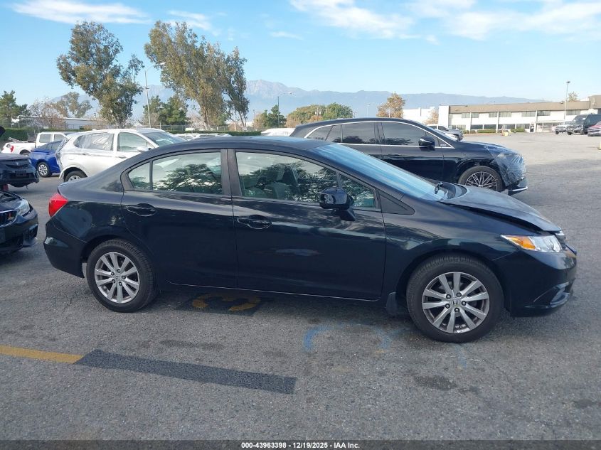 2012 Honda Civic Ex VIN: JHMFB2F84CS003925 Lot: 43963398