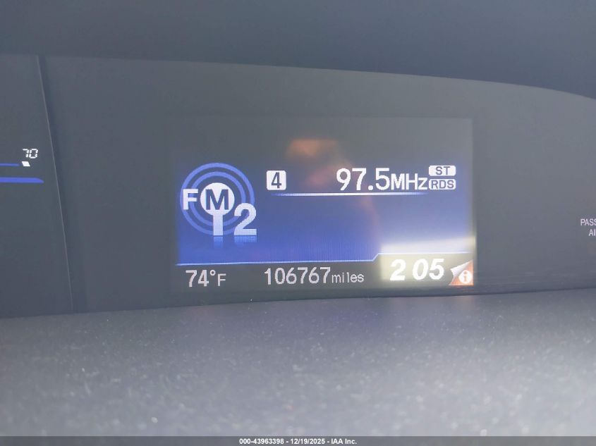 2012 Honda Civic Ex VIN: JHMFB2F84CS003925 Lot: 43963398