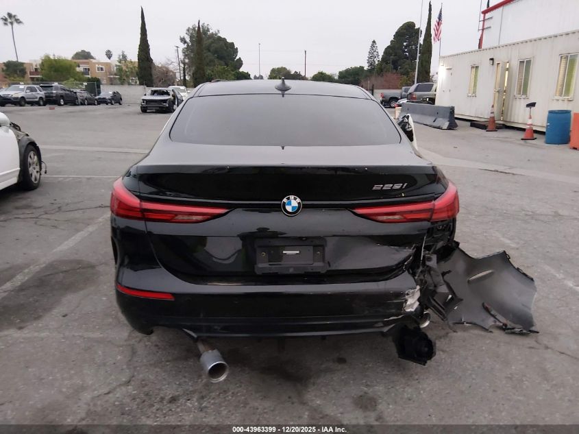 2022 BMW 228 Gran Coupe I Sdrive VIN: WBA53AK00N7J82777 Lot: 43963399
