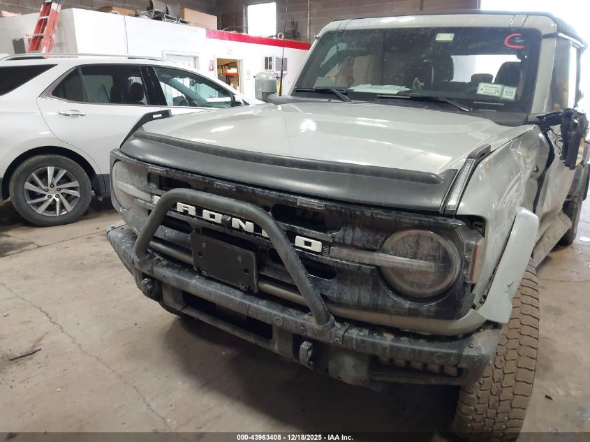 2021 Ford Bronco Outer Banks VIN: 1FMEE5DP4MLA86182 Lot: 43963408