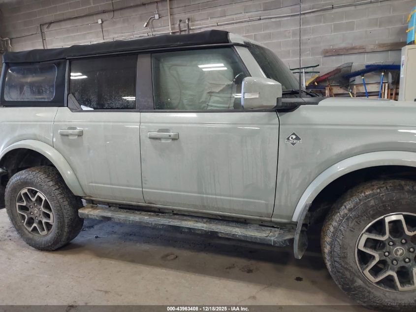 2021 Ford Bronco Outer Banks VIN: 1FMEE5DP4MLA86182 Lot: 43963408