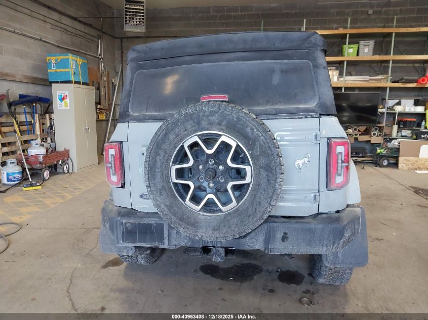 2021 Ford Bronco Outer Banks VIN: 1FMEE5DP4MLA86182 Lot: 43963408