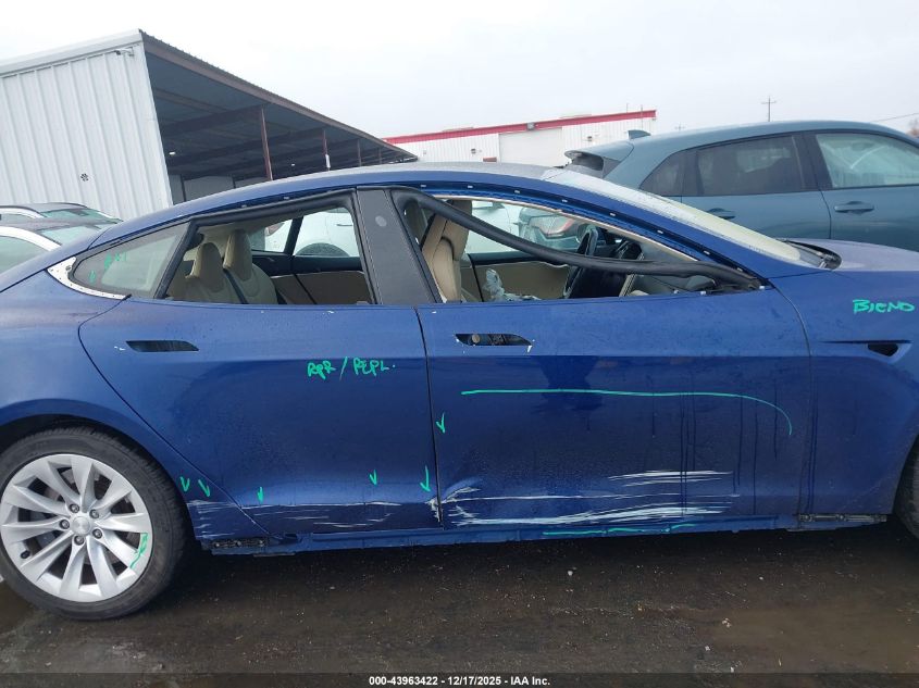 2017 Tesla Model S 100D/60D/75D/90D/P100D VIN: 5YJSA1E2XHF202430 Lot: 43963422