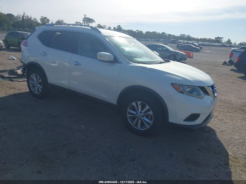 2014 Nissan Rogue Sv VIN: 5N1AT2MV1EC844997 Lot: 43963430