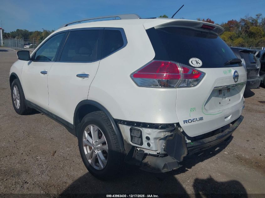 2014 Nissan Rogue Sv VIN: 5N1AT2MV1EC844997 Lot: 43963430
