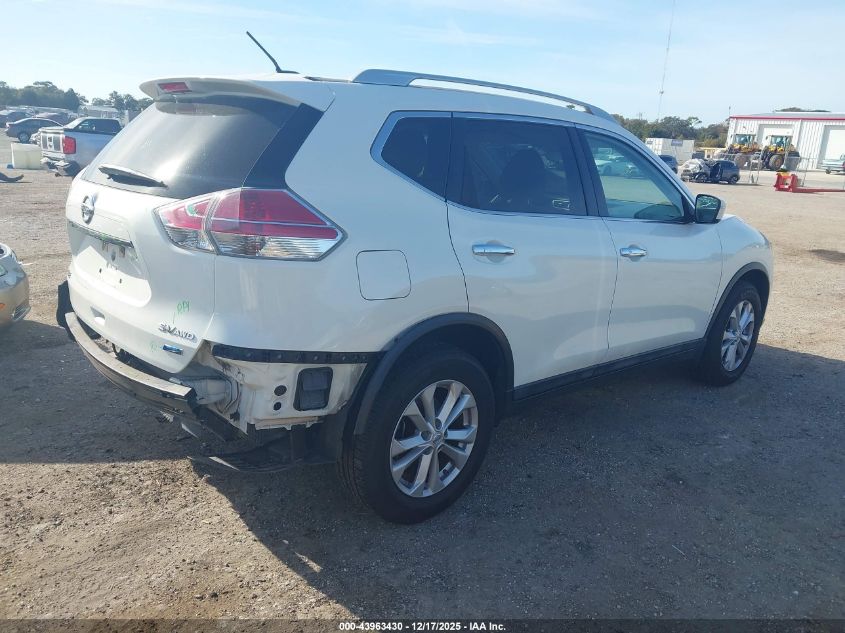 2014 Nissan Rogue Sv VIN: 5N1AT2MV1EC844997 Lot: 43963430